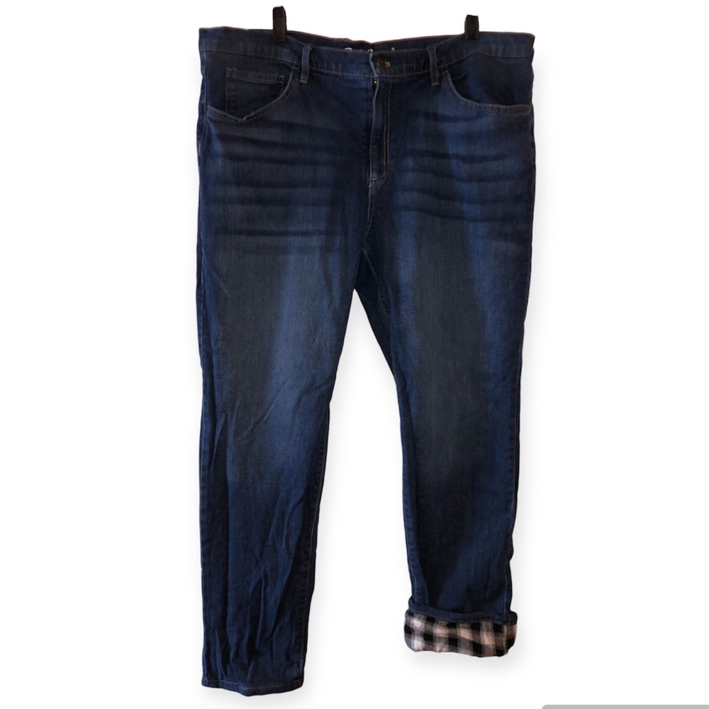 Eddie Bauer woman’s flannel lined jeans